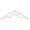 Ekena Millwork Pitch Northwest Architectural Grade PVC Gable Pediment, 72"W x 21"H x 1"P (7/12) GPP072X021X100NOR - alternate 3